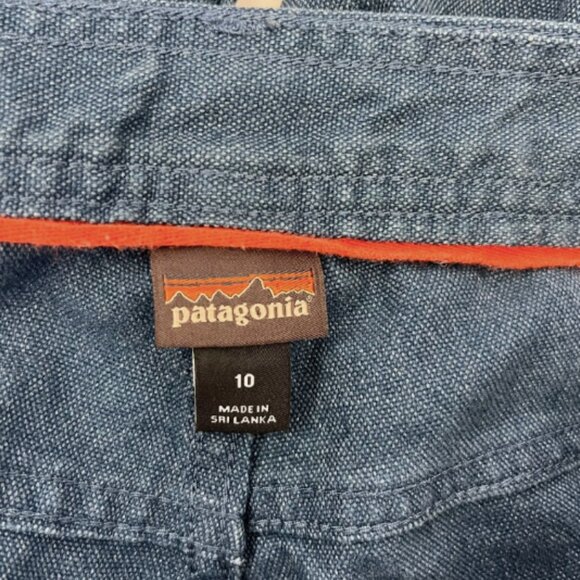 Patagonia All Seasons Double Knee Work Pants Blue Hemp Organic Jeans - Picture 15 of 16